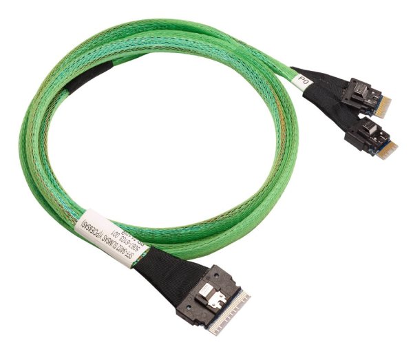 Broadcom LSI internal U.3 cable 1.0 m SlimLine x8 (SFF-8654) to 2x SlimLine x4 (SFF-8654)