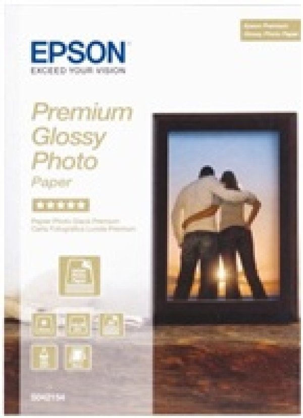 Epson Premium Glossy Photo Paper - Lesklý - 130 x 180 mm - 255 g/m2 - 30 listy fotografický papír - pro EcoTank ET-1810, 2810, 2811, 2814, 2815, 2820, 2825, 2826, 2850, 2851, 2856, 4800, 4850