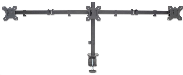 MANHATTAN Stolní držák pro 3 Monitory LCD, 13” až 27”