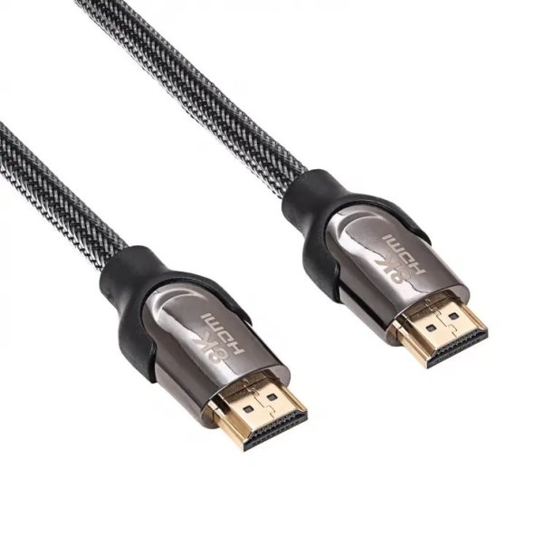 Akyga Kabel HDMI 2.1 (M) stíněný měď, 4K/8K 48Gbps, černý 3 m