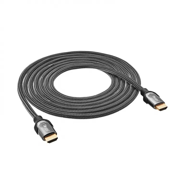 Akyga Kabel HDMI 2.1 (M) stíněný měď, 4K/8K 48Gbps, černý 3 m
