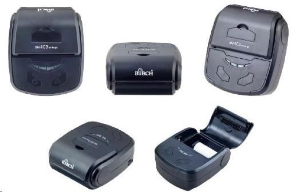 Birch BM-iC3 Mobilní 3" tiskárna pokladních účtenek + POUZDRO
