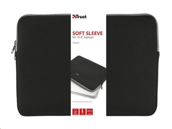 TRUST Primo Soft Sleeve for 15.6'' laptops - black