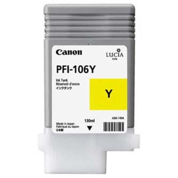 Náplň CANON PFI-106, 6624B001 žlutá (130 ml)