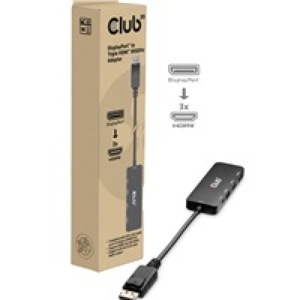 Club3D hub MST (Multi Stream Transport) DisplayPort 1.4 na 3x HDMI 8K60Hz (M/F)?v=1750053604