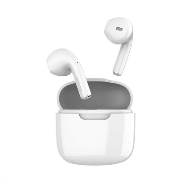 Orava bezdrátová sluchátka s mikrofonem, USB-C, dotykové ovládání, do uší, IPX3, bílá?v=1765233604