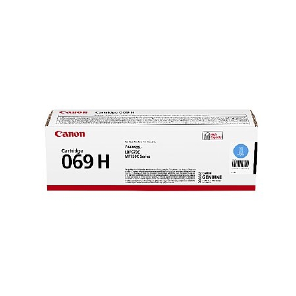 Toner CANON 069HC, 5097C002 azurový (5 500 stran)