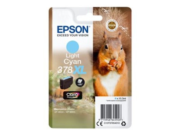 Náplň Epson 378XL, C13T37954020 světle azurová blistr s RF / akustickým alarmem ?v=1746252005