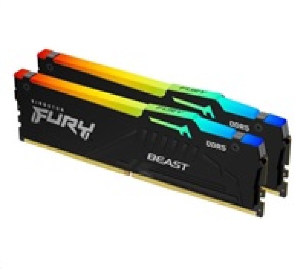 Kingston FURY Beast/DDR5/64GB/6000MHz/CL40/2x32GB/RGB/Black
