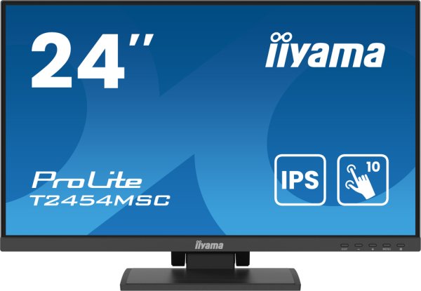 Iiyama ProLite T2454MSC-B2AG, Projected Capacitive, 10 TP, Full HD, USB, kit (USB), black