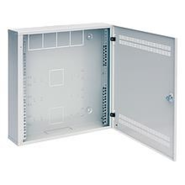 Solarix rozvaděč SOHO LC-18 s lištami 2U, 4U a 11U, 550x550x150mm šedá RAL 7035 LC-18-55-15-G