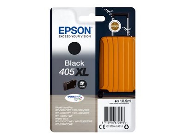 Náplň EPSON 405XL, C13T05H14010 černá (18,9 ml)
