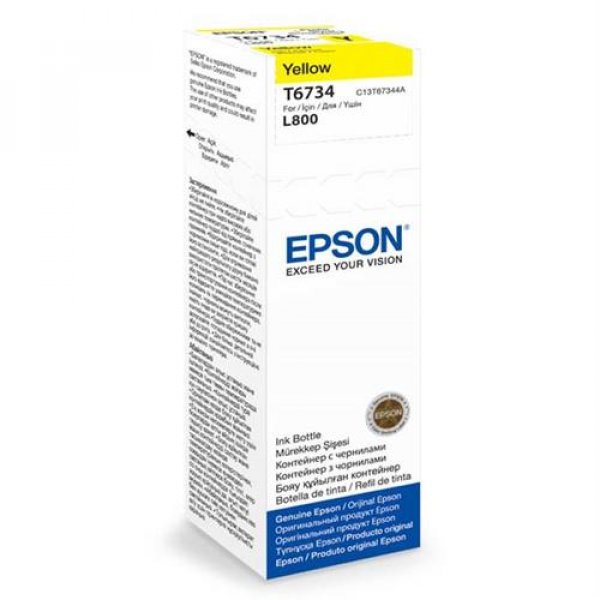 Náplň EPSON C13T67344A žlutá (70 ml)