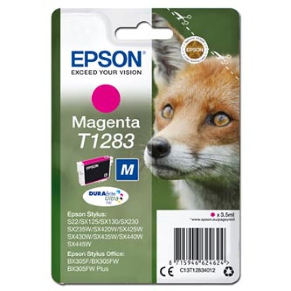 Náplň EPSON C13T12834012 purpurová (3,5 ml)