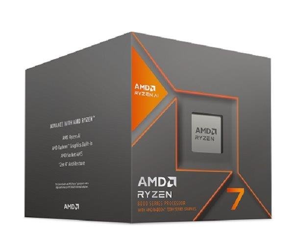 AMD Ryzen 7 8C/16T 8700G (4.2/5.1GHz,24MB,65W,AM5, AMD Radeon 780M Graphics) Box with Wraith Stealth cooler