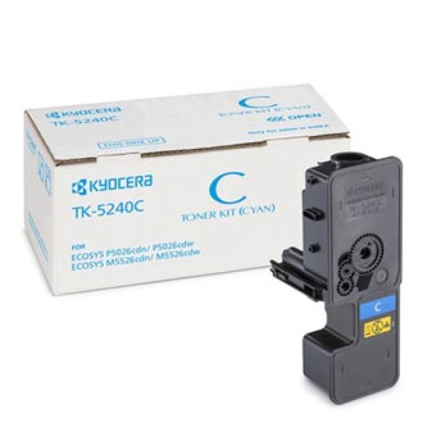 Toner KYOCERA TK-5240C, 1T02R7CNL0 azurový (3 000 stran)