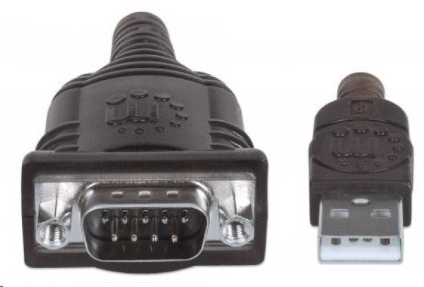 MANHATTAN Převodník z USB na sériový port (Prolific PL-2303RA Chip 1.8m)