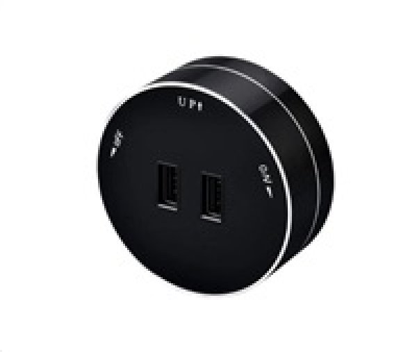 Viking zásuvkový modul A50, 2x USB-A, černá?v=1765790777