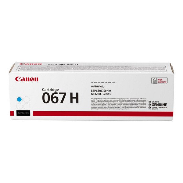 Toner CANON 067HC, 5105C002 azurový (2 350 stran)