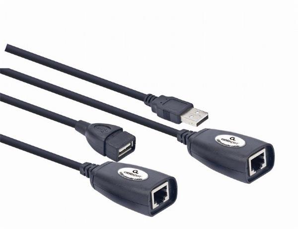 Kabel USB GEMBIRD 2.0 A-LAN aktivní prodlužovací 30m (černý)?v=1763381989
