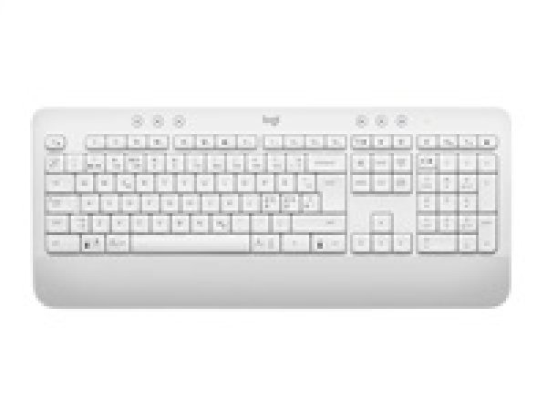Logitech K650/Bezdrátová USB + Bluetooth/CZ-SK layout/Šedá