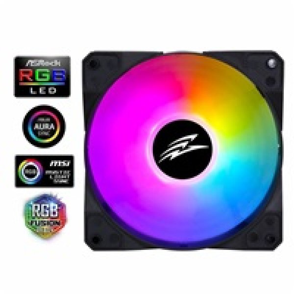 EVOLVEO 12FS ventilátor 120mm, ARGB, černý rám, slave?v=1765665606