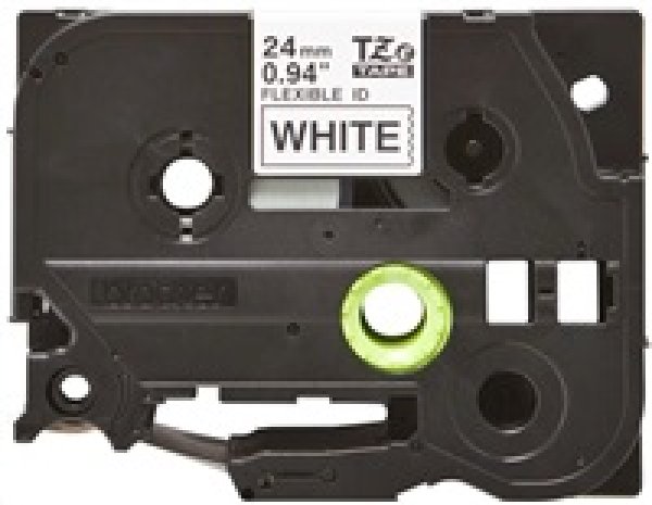 Brother TZe-FX251 - Lepidlo - černá na bílé - Role (2,4 cm x 8 m) 1 kazeta/y flexibilní ID páska - pro Brother PT-D600; P-Touch PT-3600, D610, D800, E550, P750, P900, P950; P-Touch EDGE PT-P750