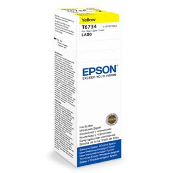 Náplň EPSON C13T67344A žlutá (70 ml)