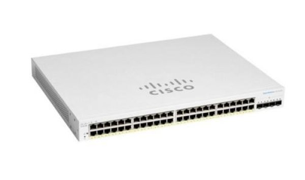Cisco switch CBS220-48P-4G (48xGbE,4xSFP,48xPoE+,382W) - REFRESH