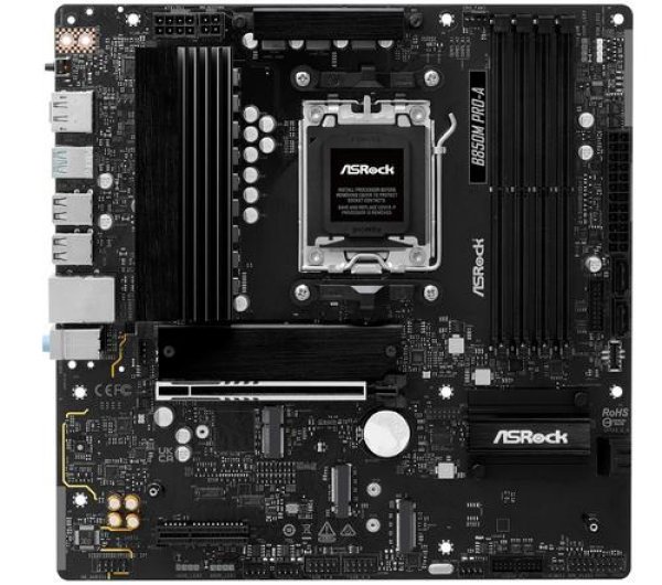 ASRock MB Sc AM5 B850M PRO-A, AMD B850, 4xDDR5, 1xDP, 1xHDMI, mATX