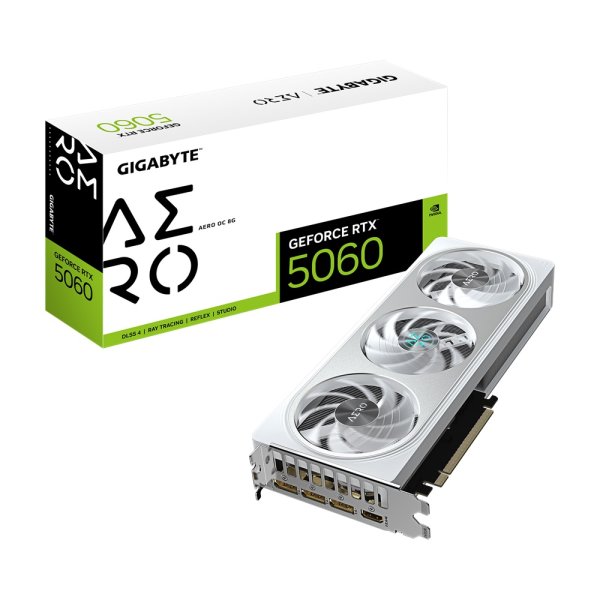 GIGABYTE GeForce RTX 5060 AERO/OC/8GB/GDDR7?v=1749211205