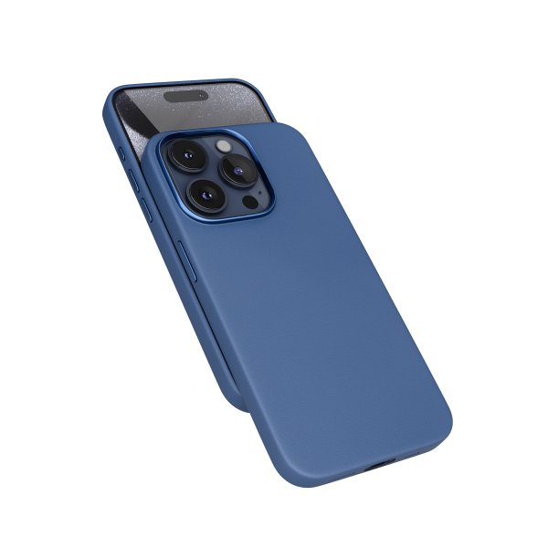 Epico Mag+ kožený kryt iPhone 15 Pro Max - modrá?v=1750248006