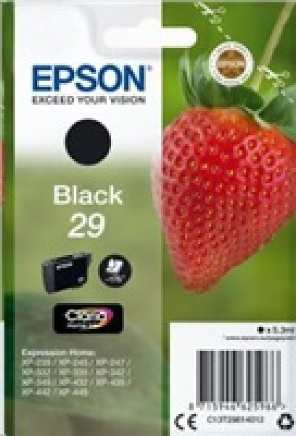 Náplň EPSON C13T29814012, T29 černá (5,3 ml)