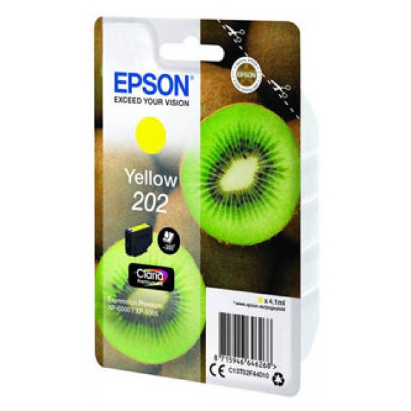 Náplň EPSON C13T02F44010, 202 žlutá (4,1 ml)