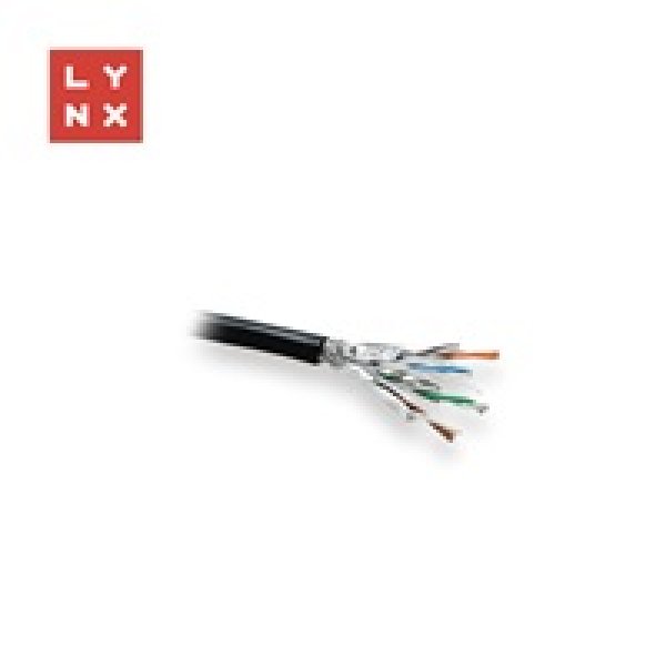 LYNX SFTP kabel, Cat6a, PE, celoměděný, venkovní, černý,  cívka 500m?v=1755466814