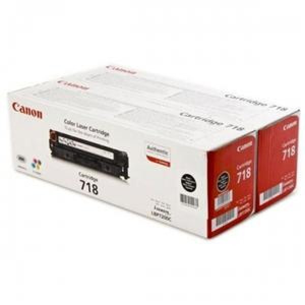 Toner CANON CRG-718 černý (2x3 400 stran)