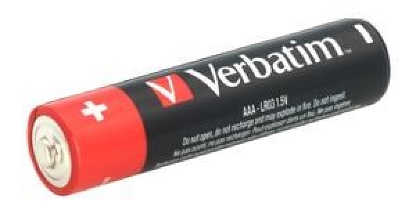 VERBATIM Alkalické baterie AAA, 4 PACK , LR3