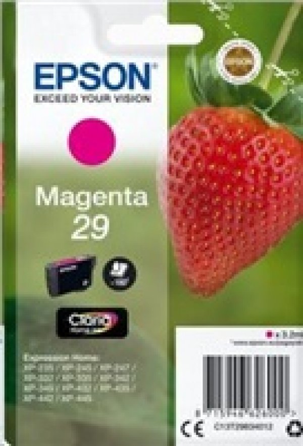 Náplň Epson 29, C13T29834012 purpurová blistr