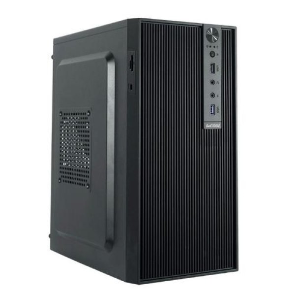 1stCOOL skříň STEP 6, micro tower, AU, USB 3.0, USB-C, CR, bez zdroje, černá