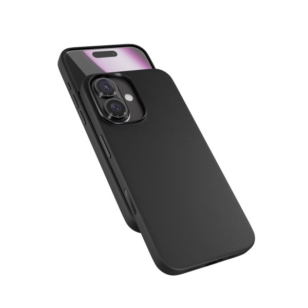 Epico Mag+ kožený kryt iPhone 16 - černá?v=1750248006