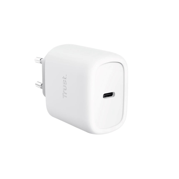 TRUST GaN Nabíječka MAXO 45W, USB-C, pro Apple, bílá