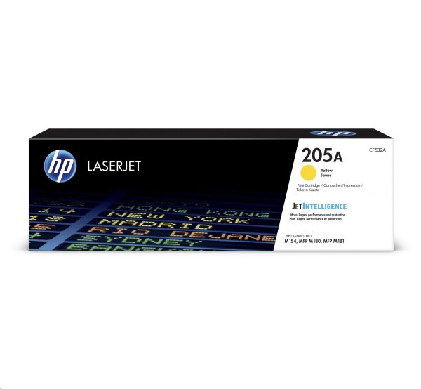 Toner HP CF532A, HP 205A žlutý (900 stran)