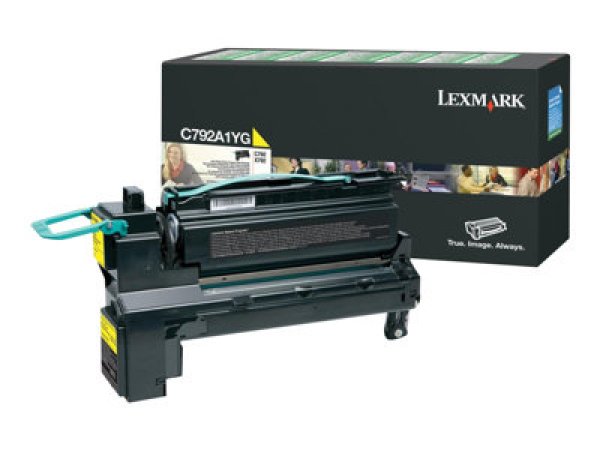 Toner Lexmark C792A1YG žlutý