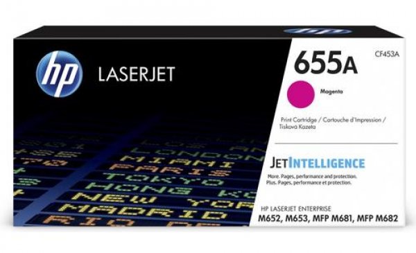 Toner CLJ CF453A, HP 655A purpurový (10 500 stran)