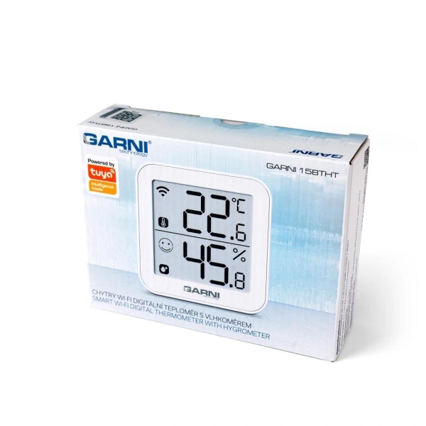 GARNI 158THT chytrý vnitřní teploměr s vlhkoměrem