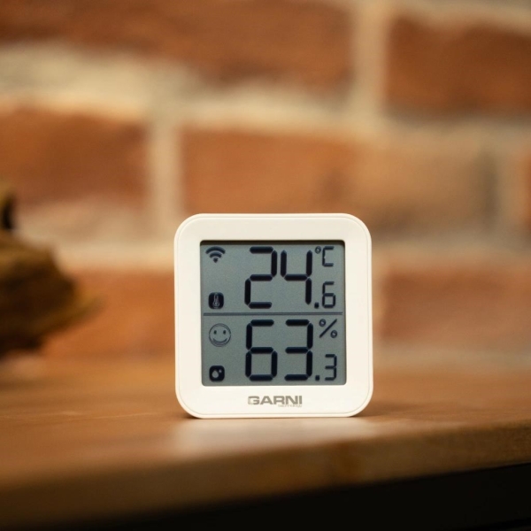 GARNI 158THT chytrý vnitřní teploměr s vlhkoměrem