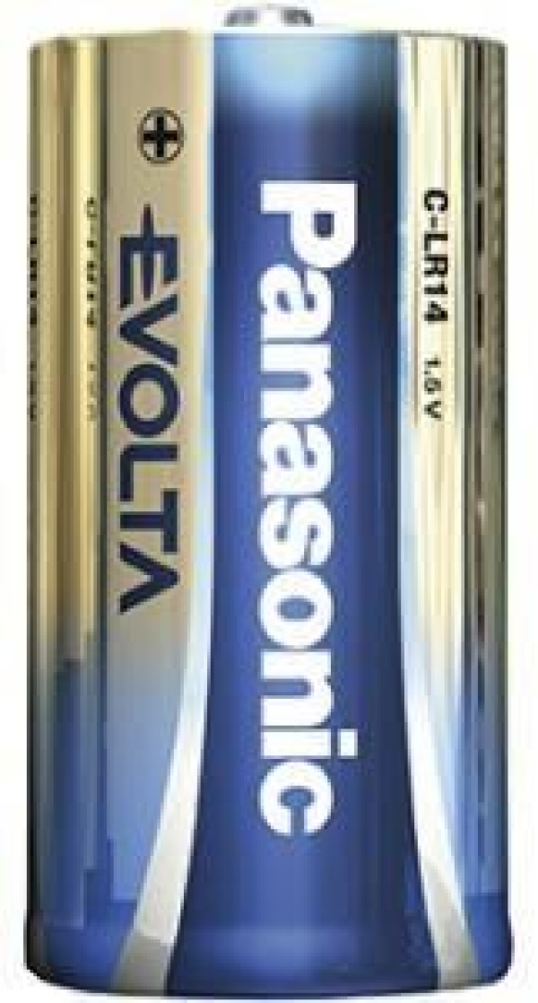 PANASONIC Alkalické baterie EVOLTA Platinum LR14EGE/2BP 1,5V (Blistr 2ks)