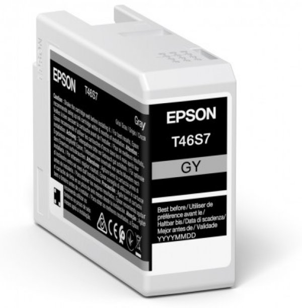 Náplň EPSON C13T46S700 šedá (25 ml)