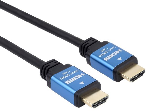 PREMIUMCORD Kabel HDMI - Ultra HDTV, 0.5m (kovové, zlacené konektory)