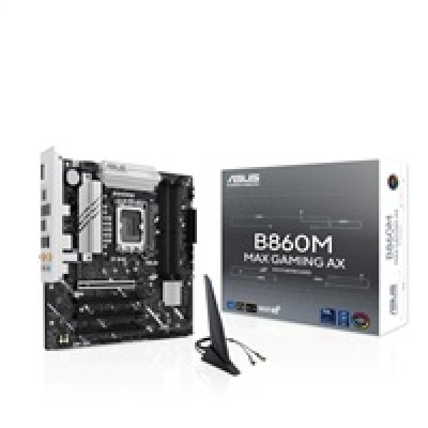 ASUS MB Sc LGA1851 B860M MAX GAMING AX, Intel B860, 4xDDR5, 1xDP, WiFi, mATX?v=1750248006